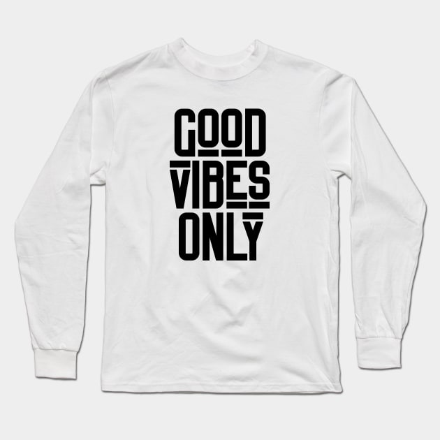 Good vibes only Long Sleeve T-Shirt by LemonBox